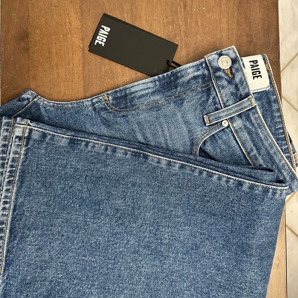 PAIGE Women's Blue Boot Cut Jeans